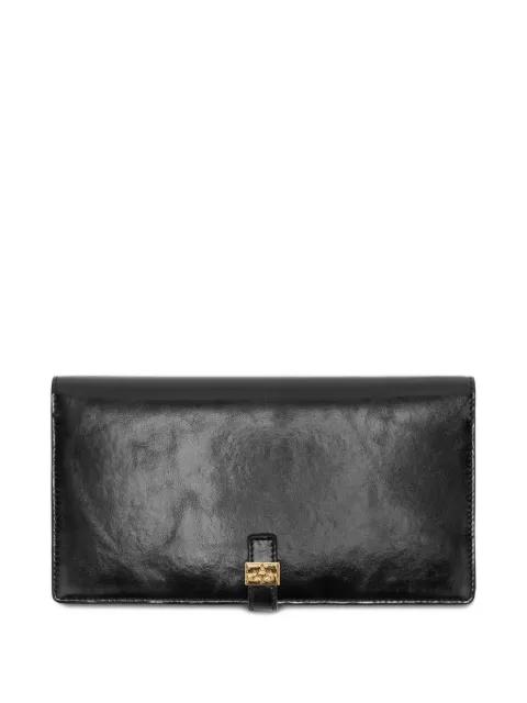 logo-buckle wallet by GANNI