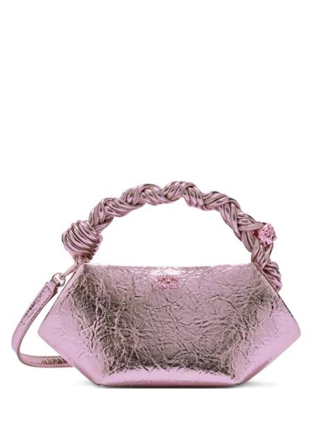 logo-detail Mini Bou tote bag by GANNI