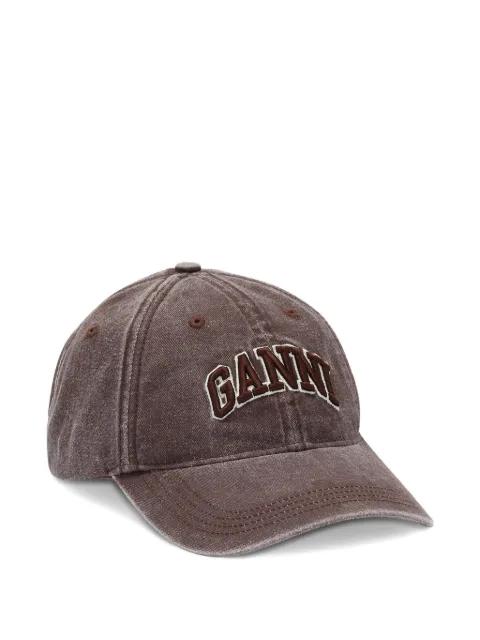 logo-detail baseball cap by GANNI