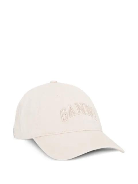 logo-embroidered cap by GANNI