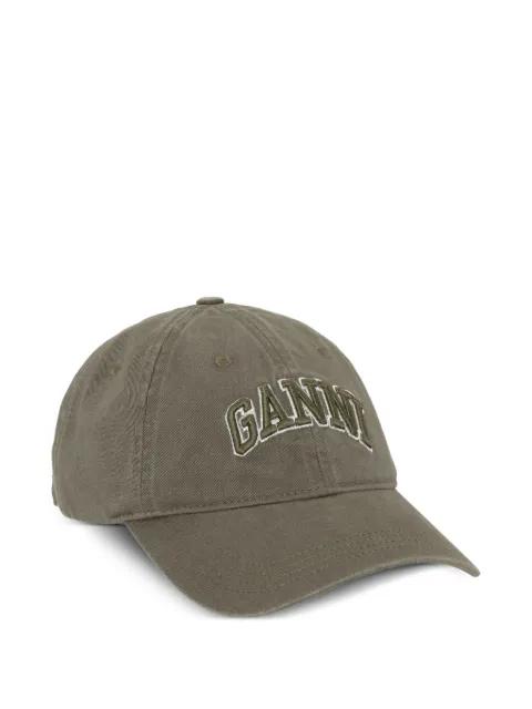 logo-embroidered cap by GANNI