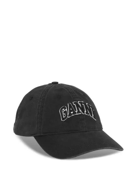 logo-embroidered cap by GANNI