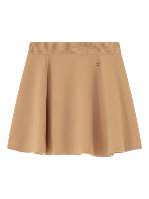 logo mini skirt by GANNI