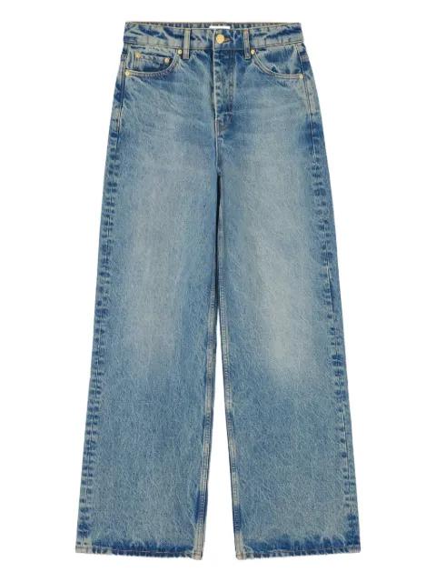 logo-patch jeans by GANNI