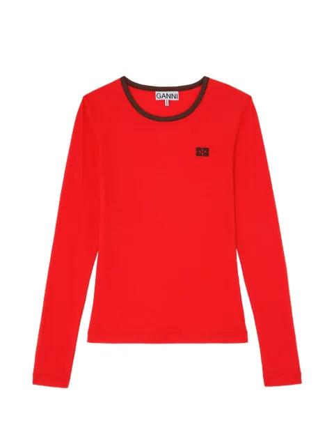 long-sleeve T-shirt by GANNI