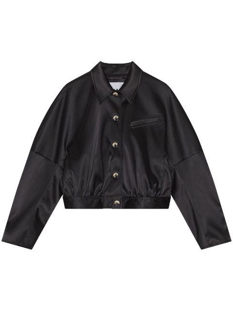 long-sleeve bomber jacket by GANNI