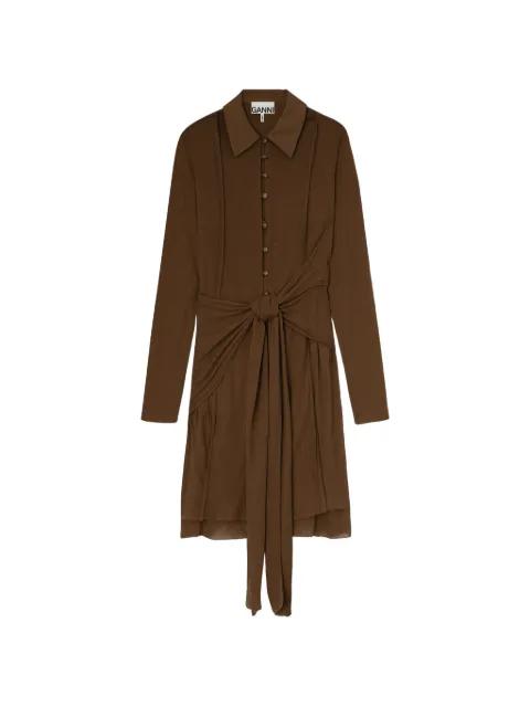 long-sleeve dress by GANNI