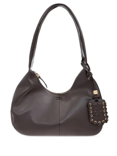 medium leather shoulder bag by GANNI