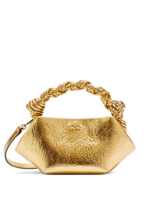 mini Bou twisted-handle tote bag by GANNI