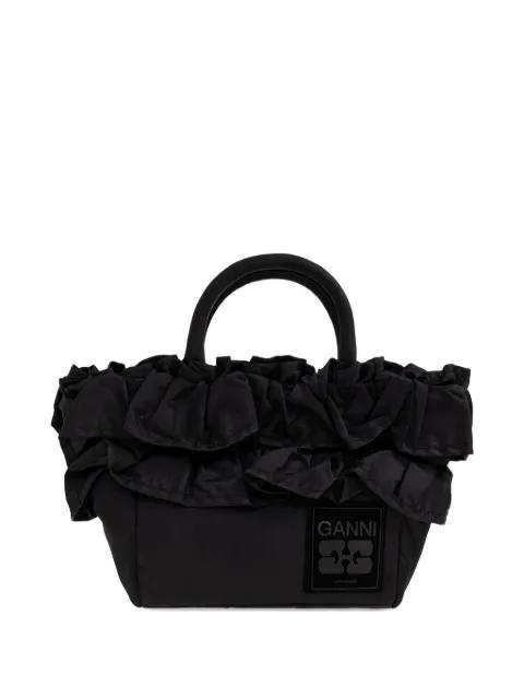 mini ruffled tote bag by GANNI
