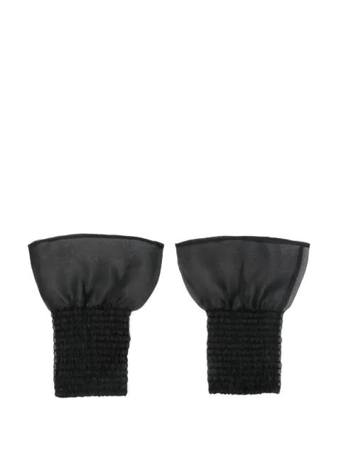 organza cuffs by GANNI