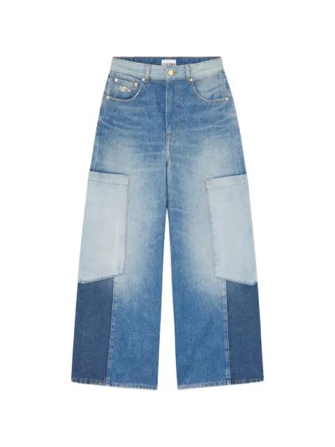 panelled jeans by GANNI