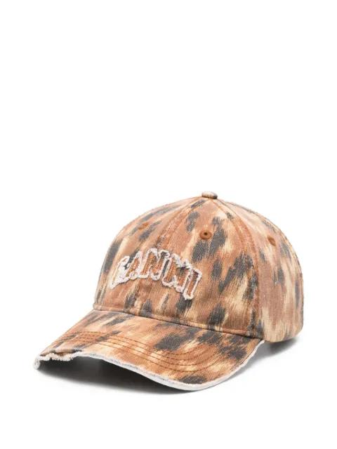 patterned hat by GANNI