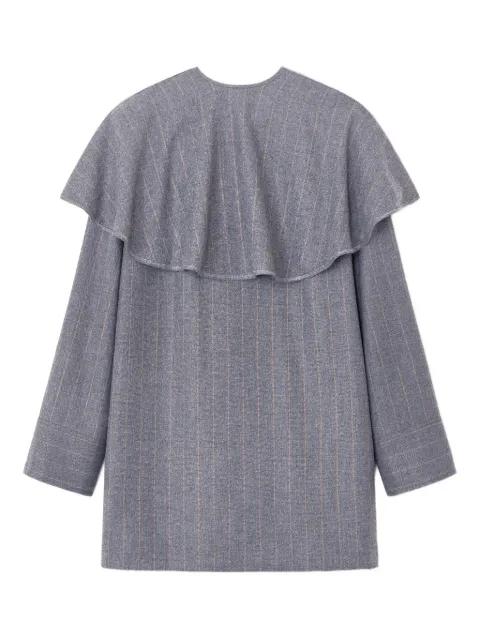 pinstripe ruffled dress by GANNI