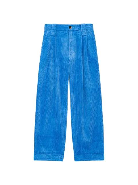 pleated corduroy trousers by GANNI