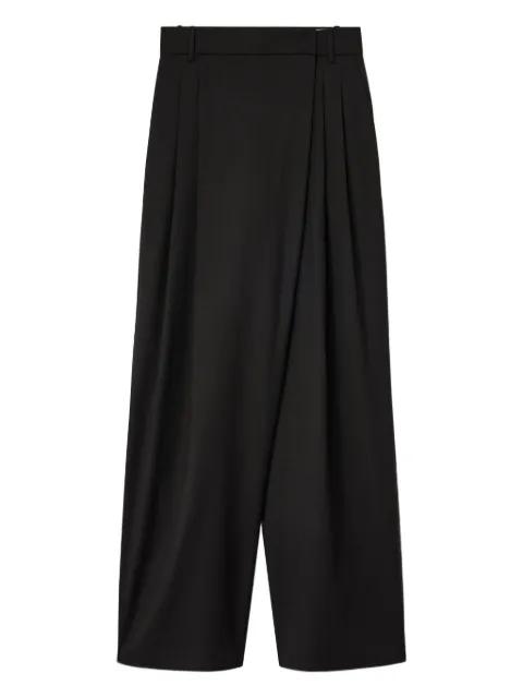 pleated-details trousers by GANNI