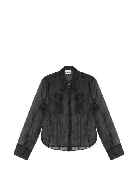 pocket button shirt by GANNI