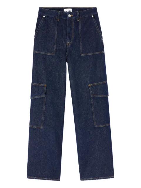 pocket-detail jeans by GANNI