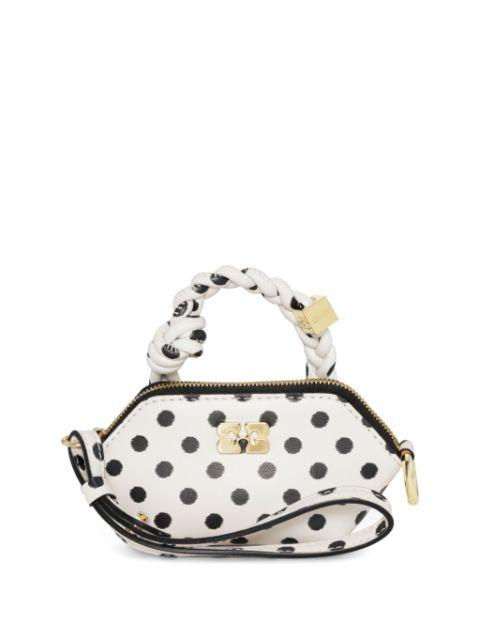 polka dot-print mini bag by GANNI