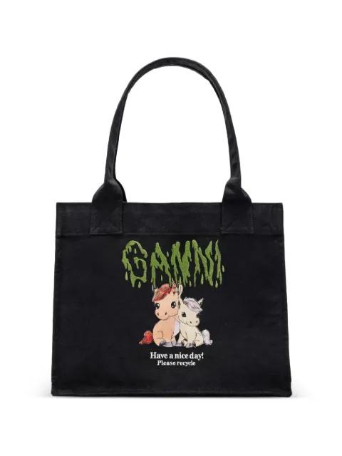 pony print shopper by GANNI