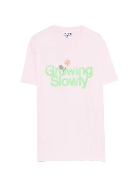 printed T-shirt by GANNI