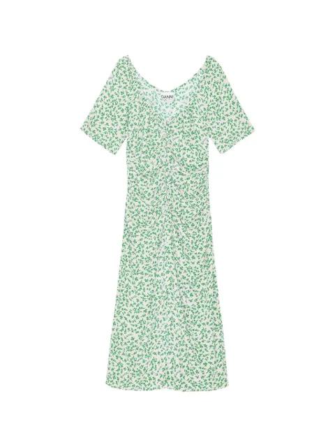 printed midi dress by GANNI