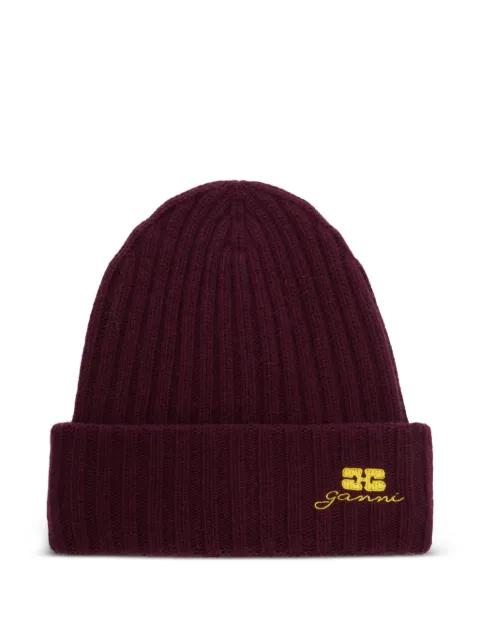 ribbed beanie by GANNI