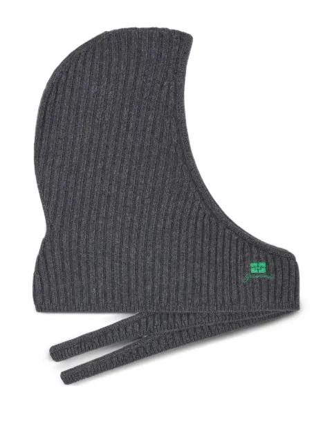 ribbed-knit balaclava by GANNI