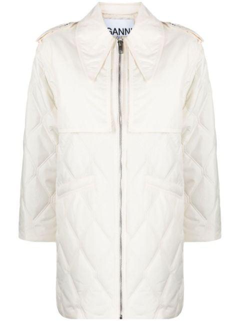 ripstop quilted jacket by GANNI