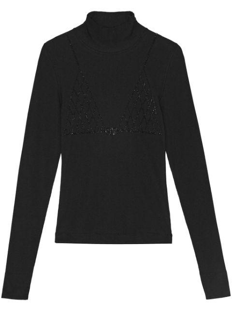 roll neck top by GANNI