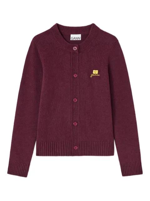 round-neck cardigan by GANNI