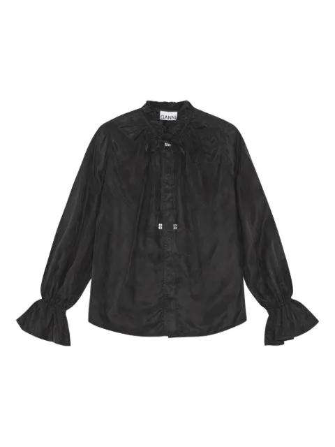 ruffled-collar blouse by GANNI