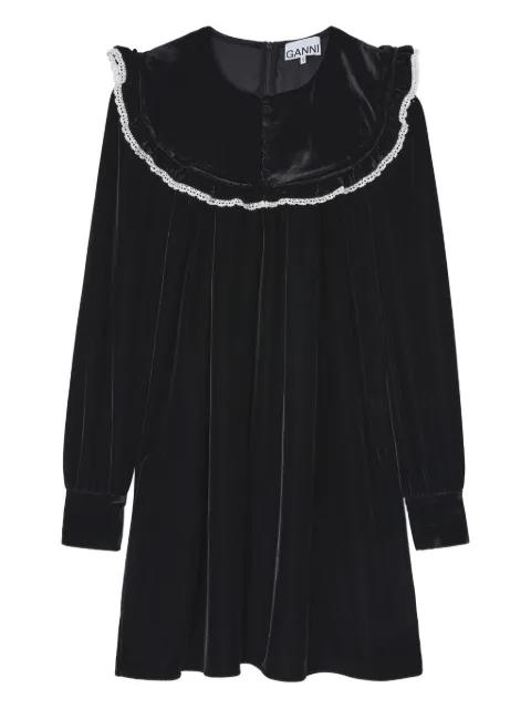 ruffled collar dress by GANNI