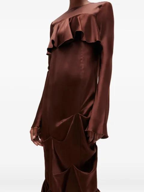 ruffled maxi dress by GANNI