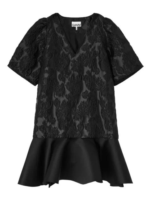 ruffled mini dress by GANNI