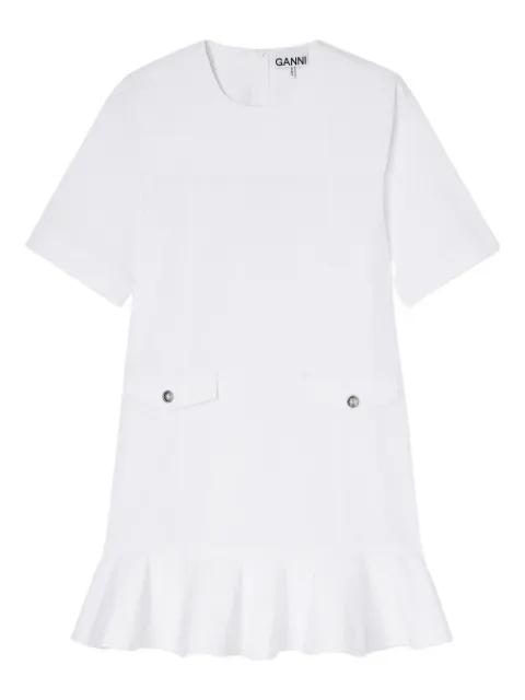 ruffled pocket dress by GANNI