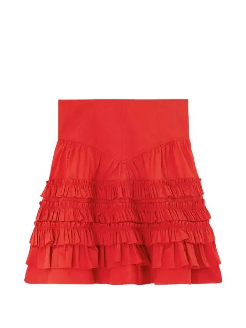 ruffled tiered skirt by GANNI