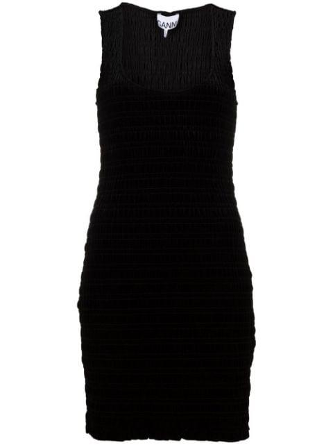 scoop-neck sleeveless dress by GANNI