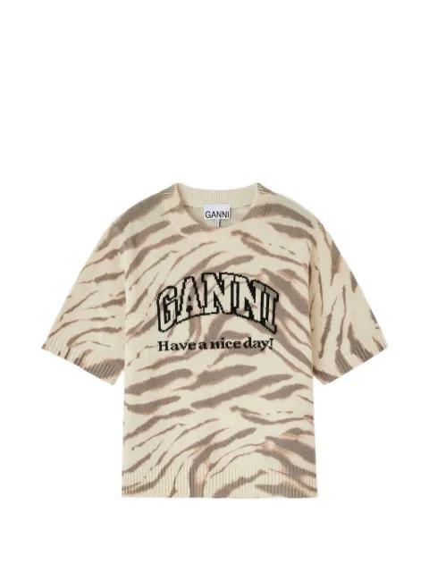 short-sleeve sweater by GANNI