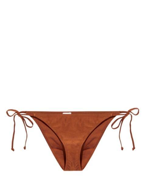 side-tie bikini bottoms by GANNI