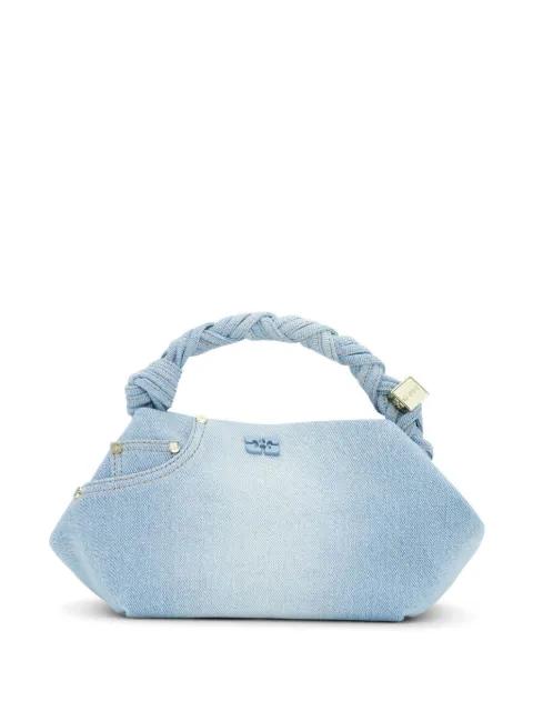 small Bou denim cross body bag by GANNI