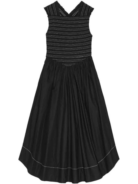 smocked dress by GANNI