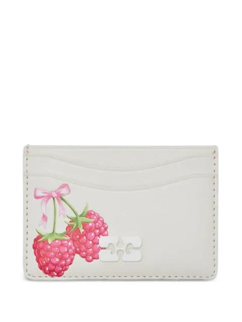 strawberry-print cardholder by GANNI