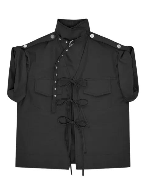 stretch-cotton blouse by GANNI