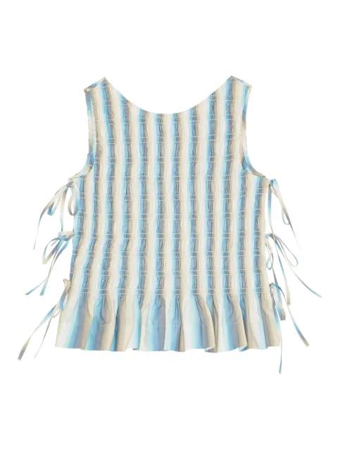 striped blouse by GANNI