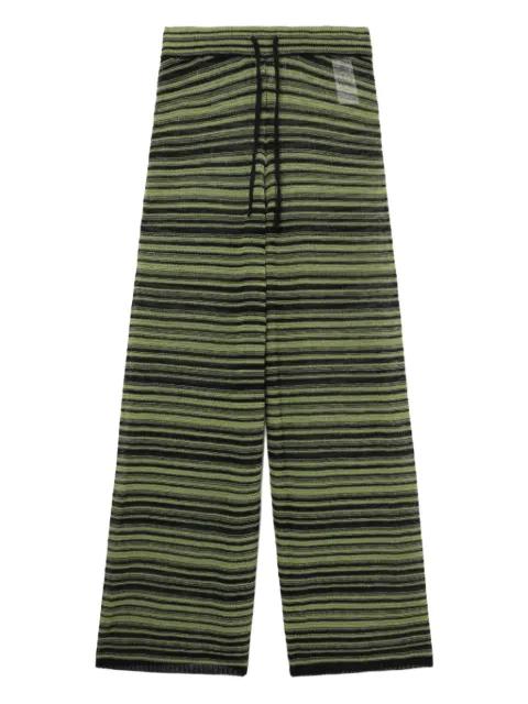 striped-pattern trousers by GANNI