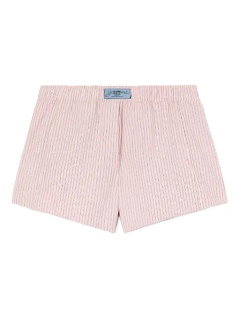 striped shorts by GANNI