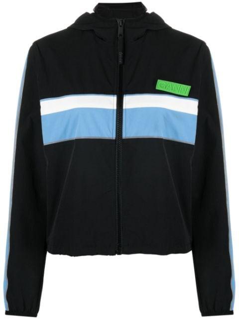 striped track jacket by GANNI