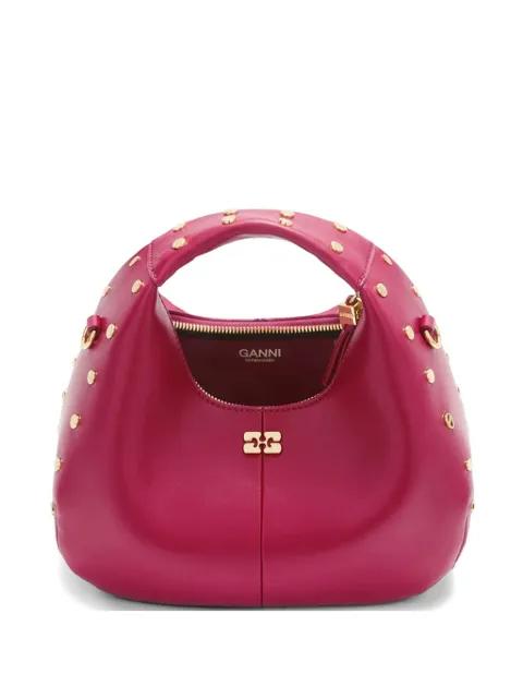 stud-embellished tote bag by GANNI