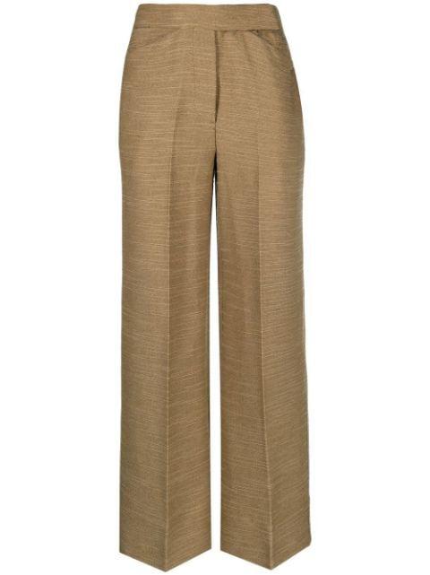 tailored straight-leg trousers by GANNI